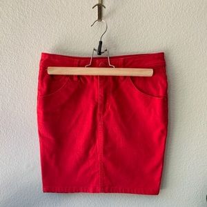 H&M Red Pencil Skirt